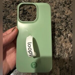 Loopy Case Mint Green Phone Cover with Strap
